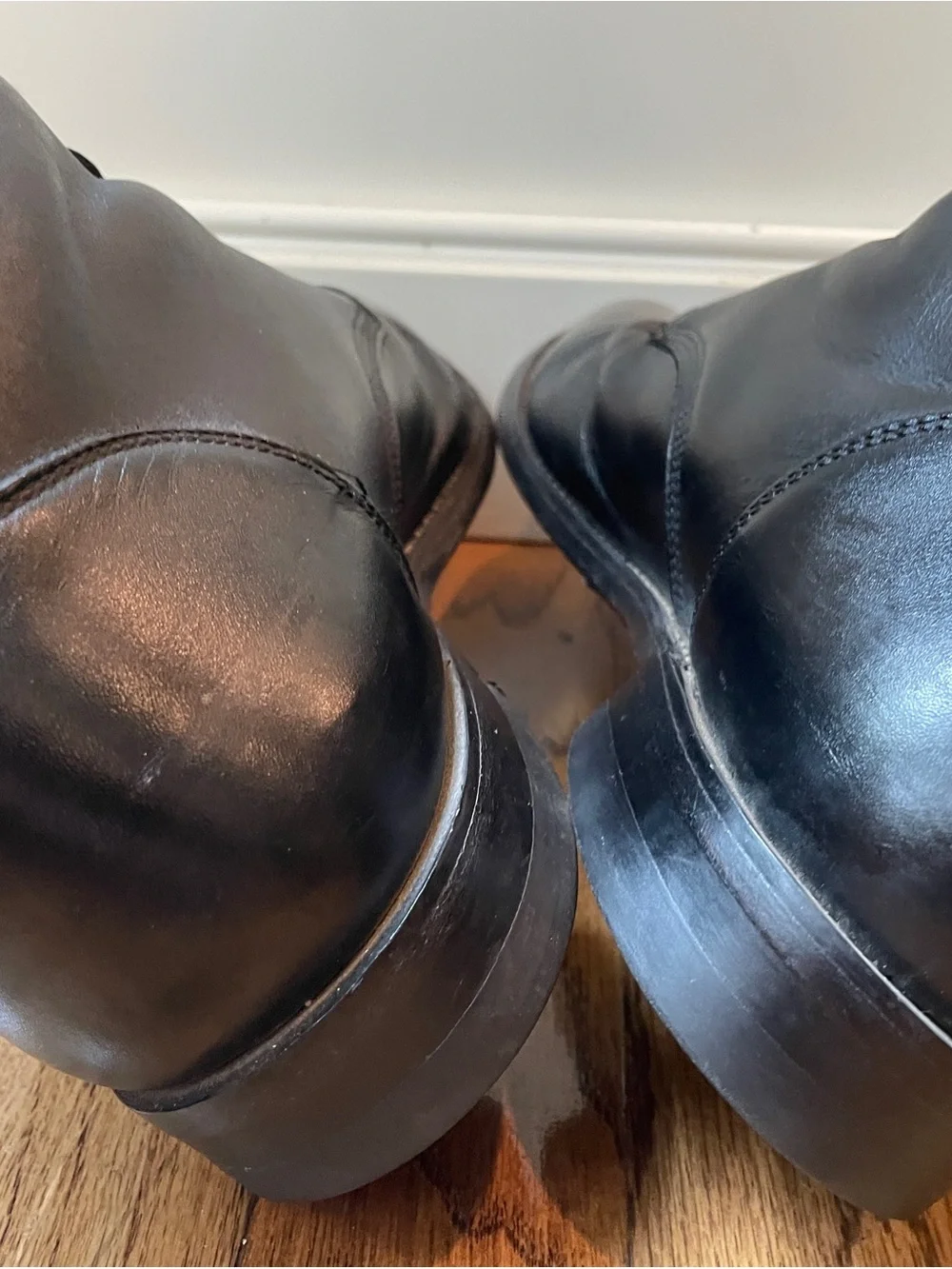 Vintage Justin 506 Black Leather Lace Up Kiltie Roper Boots Men’s 11 D USA